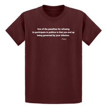 Youth Governed by your Inferiors Kids T-shirt