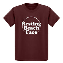 Youth Resting Beach Face Kids T-shirt