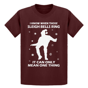 Youth When Those Sleigh Bells Ring Kids T-shirt