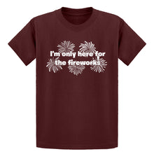 Youth I'm Only Here for the Fireworks Kids T-shirt