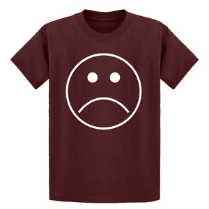 Youth Sad Face Kids T-shirt