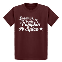 Youth Leggings, Boots, and Pumpkin Spice Kids T-shirt