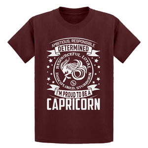 Youth Capricorn Zodiac Astrology Kids T-shirt