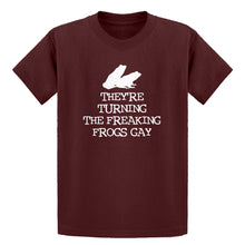 Youth They're Turning the Freaking Frogs Gay! Kids T-shirt