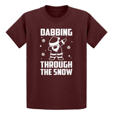 Youth Dabbing through the Snow Kids T-shirt