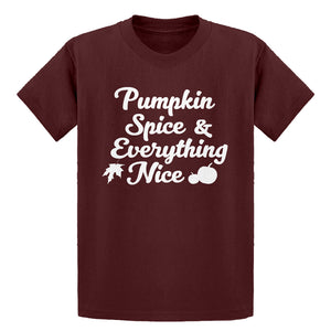 Youth Pumpkin Spice and Everything Nice Kids T-shirt