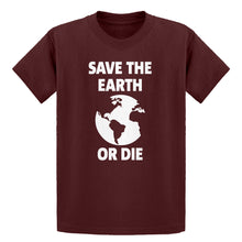Youth Save the Earth or Die Kids T-shirt
