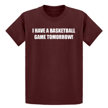 Youth Basketball Game Tomorrow Kids T-shirt