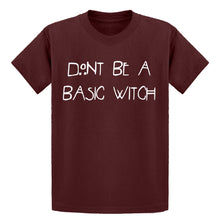 Youth Dont Be a Basic Witch Kids T-shirt