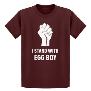 Youth I Stand with Egg Boy Kids T-shirt