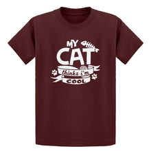 Youth My Cat Thinks I'm Cool Kids T-shirt
