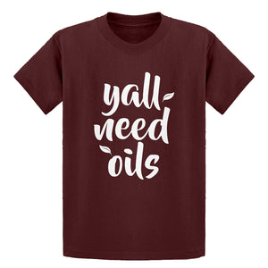 Youth Yall Need Oils Kids T-shirt