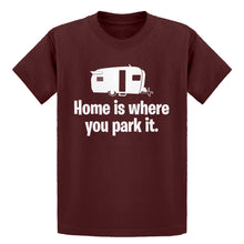 Youth Home is Where you Park it Kids T-shirt