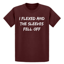Youth I Flexed and the Sleeves Fell Off Kids T-shirt