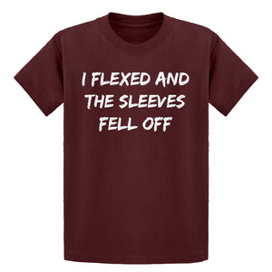 Youth I Flexed and the Sleeves Fell Off Kids T-shirt