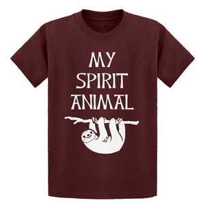 Youth Sloth is my Spirit Animal Kids T-shirt