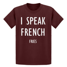 Youth I Speak French Fries Kids T-shirt
