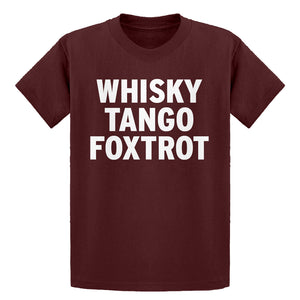 Youth WHISKY TANGO FOXTROT Kids T-shirt