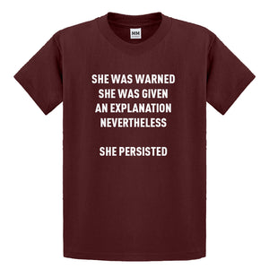 Youth She Persisted Venus Fist Kids T-shirt