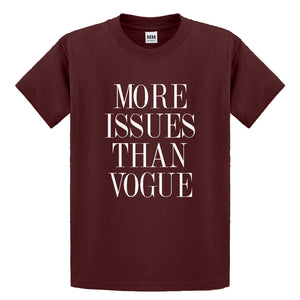 Youth More Issues than Vogue Kids T-shirt