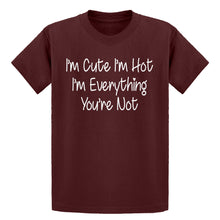Youth Im Cute Im Hot Kids T-shirt