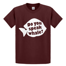 Youth Do You Speak Whale Kids T-shirt
