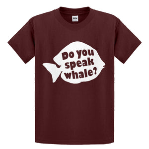Youth Do You Speak Whale Kids T-shirt