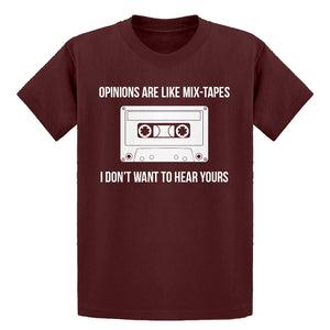 Youth Opinions are like Mixtapes Kids T-shirt