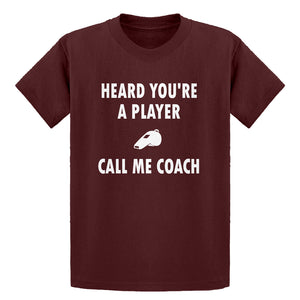 Youth Call me Coach Kids T-shirt