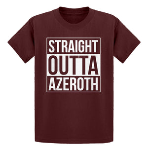 Youth Straight Outta Azeroth Kids T-shirt