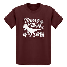 Youth Merry Rex-Mas Kids T-shirt