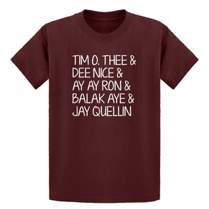 Youth Tim O. Thee & Dee Nice & Ay Ay Ron & Balak Aye & Jay Quellin Kids T-shirt