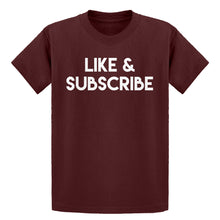 Youth Like and Subscribe Kids T-shirt