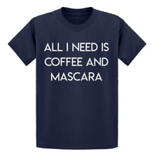 Youth All I need is Coffee and Mascara Kids T-shirt