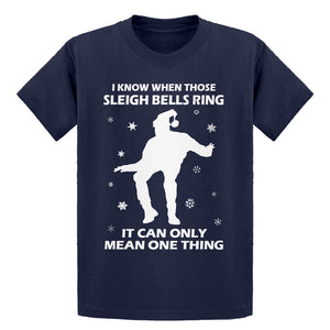 Youth When Those Sleigh Bells Ring Kids T-shirt