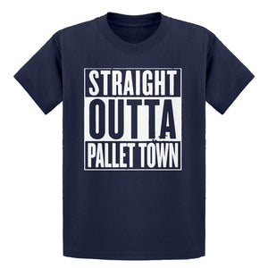Youth Straight Outta Pallet Town Kids T-shirt