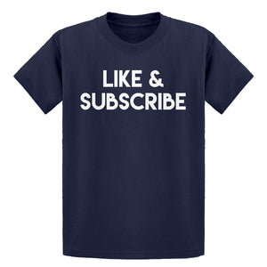 Youth Like and Subscribe Kids T-shirt