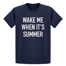 Youth Wake me When its Summer Kids T-shirt