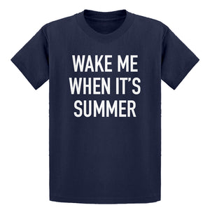 Youth Wake me When its Summer Kids T-shirt