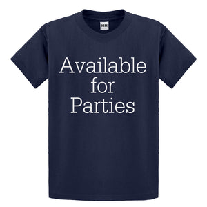 Youth Available for Parties Kids T-shirt