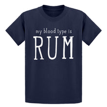 Youth My Blood Type is Rum Kids T-shirt