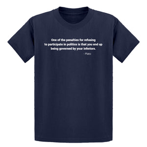 Youth Governed by your Inferiors Kids T-shirt
