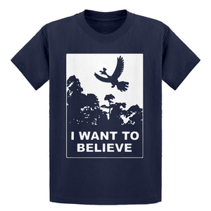 Youth I Want to Believe Kanto Sighting Kids T-shirt