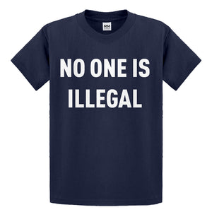 Youth No One is Illegal Kids T-shirt