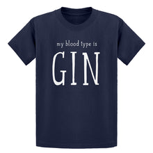 Youth My Blood Type is Gin Kids T-shirt