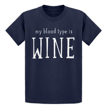 Youth My Blood Type is Wine Kids T-shirt