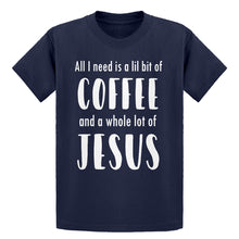 Youth Lil Bit Coffee Whole Lotta Jesus Kids T-shirt