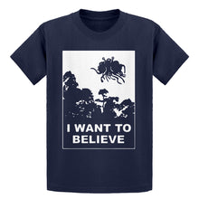 Youth I Want to Believe Flying Spaghetti Monster Kids T-shirt