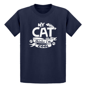Youth My Cat Thinks I'm Cool Kids T-shirt