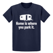Youth Home is Where you Park it Kids T-shirt